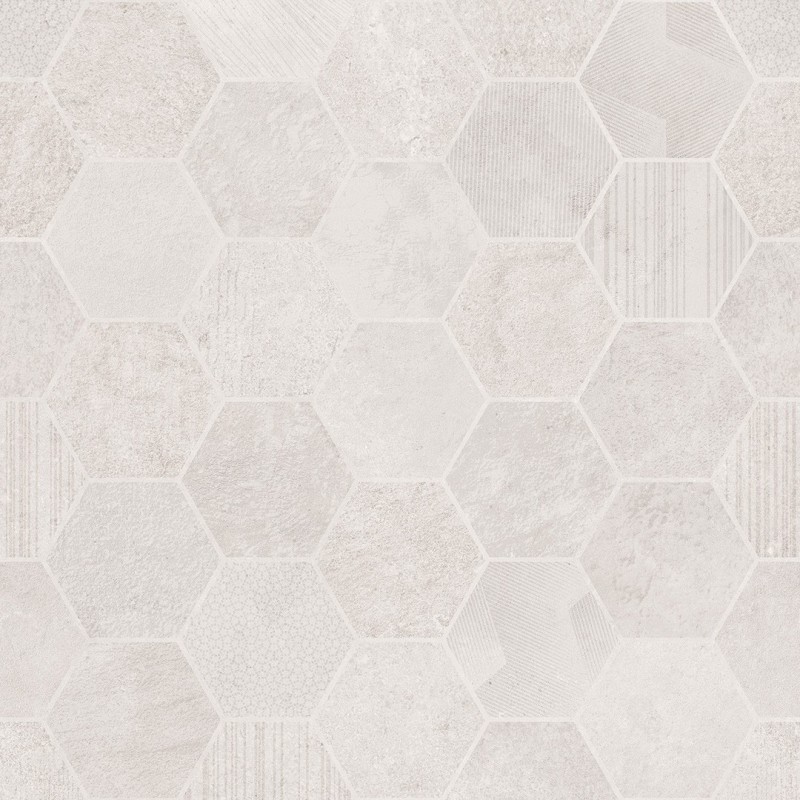 FRAMEWORK HEXAGON 60X119,80 GREY DECORO RT - SINTESI PF00023301 SINTESI - 1