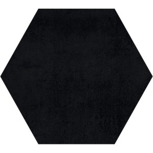 Concrete Black 18x16 small hexagon 6mm - GIGACER PO9ESABLACK GIGACER - 1