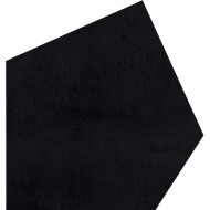 Concrete Black 17x10 small pentagon 6mm - GIGACER 6CONCRPENTSBLACK GIGACER - 1