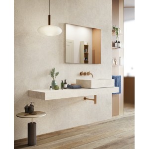 Bathroom Cabinet BATHMOOD HAPPYNESS 11 Box top in porcelain stoneware or wood essence MIRAGE MIRAGE BATHMOOD - 4