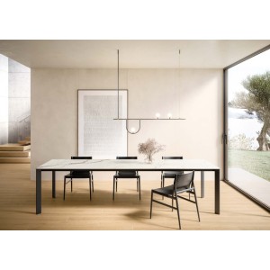 INCONTRO 75 A dining table in Calacatta Prestigio