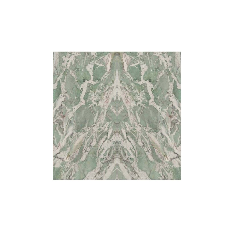 Infinito 2.0 TIFFANY GREEN LUCIDA BOOKMATCH A  163x324 - CERAMICA FONDOVALLE INF3261 CERAMICA FONDOVALLE - 1