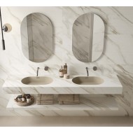 Habitat DUO A Atlas Concorde: top in gres e doppia vasca