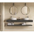 Mensola bagno THIN A in gres Marvel Onyx Noir – Atlas Concorde