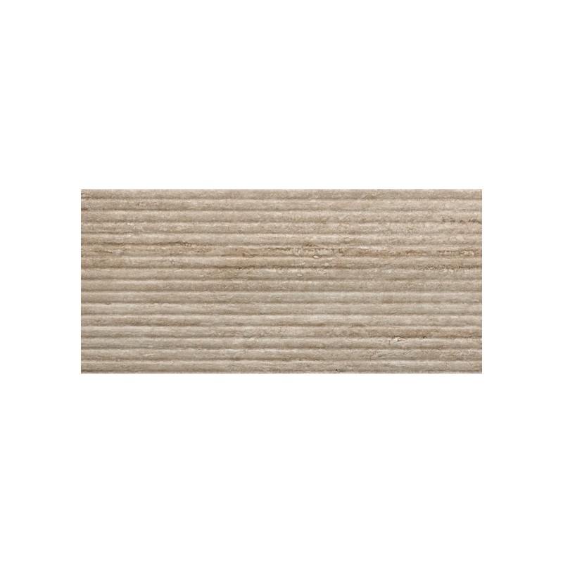 THERMAE VERSO TRAVERTINO 60X120 STRUTTURA 3D FLUTED WALNUT RET - NOVABELL TRV95RT NOVABELL - 1