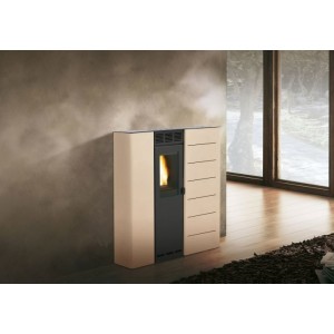 Palazzetti Ecofire Violetta space-saving pellet stove