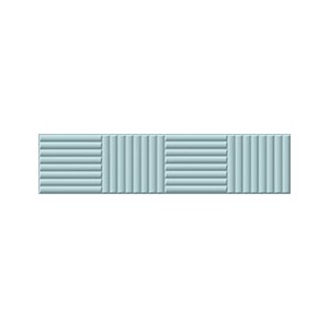 VOLUME LIGHT BLUE 3D BAMBOO 6x25 - CERAMICA RONDINE J93160 CERAMICA RONDINE - 1