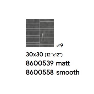 ROYAL 30X30 DARK MAT MOSAIQUE LISTELLI - SAIME CERAMICHE 8600539 SAIME CERAMICHE - 1