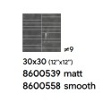ROYAL 30X30 DARK SMOOTH MOSAIK LISTELLI - SAIME CERAMICHE 8600558 SAIME CERAMICHE - 1