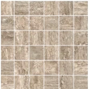 THERMAE VERSO MOSAIQUE 5X5 TRAVERTINO WALNUT - NOVABELL TRV995N NOVABELL - 1