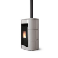Stufa a pellet ermetica Palazzetti Anna US - finitura ceramica