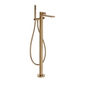 copy of INVERSO RIGATO Partie extérieure du mitigeur de lavabo sur pied GESSI GESSI SPA  - 2
