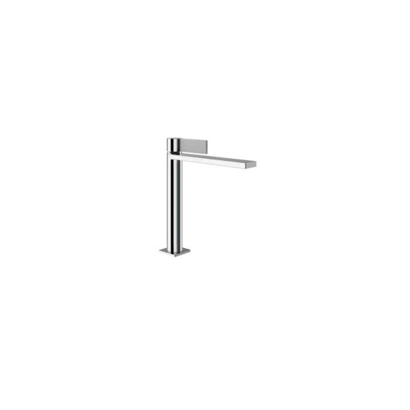 INVERSO DIAMANTATO  Niedriger Waschtischmischer mit Stop&Go-Ablaufgarnitur und flexiblen Schläuchen Verbindung GESSI GESSI SPA  