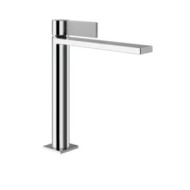 INVERSO DIAMANTATO  Niedriger Waschtischmischer mit Stop&Go-Ablaufgarnitur und flexiblen Schläuchen Verbindung GESSI GESSI SPA  