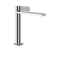 INVERSO DIAMANTATO  Niedriger Waschtischmischer mit Stop&Go-Ablaufgarnitur und flexiblen Schläuchen Verbindung GESSI GESSI SPA  
