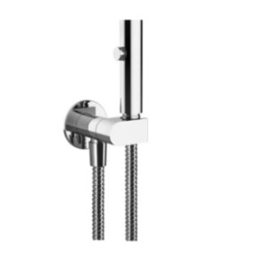 INVERSO Brosse WC murale à jet d'eau avec raccord 1/2" et robinet d'arrêt sécurité GESSI GESSI SPA  - 2