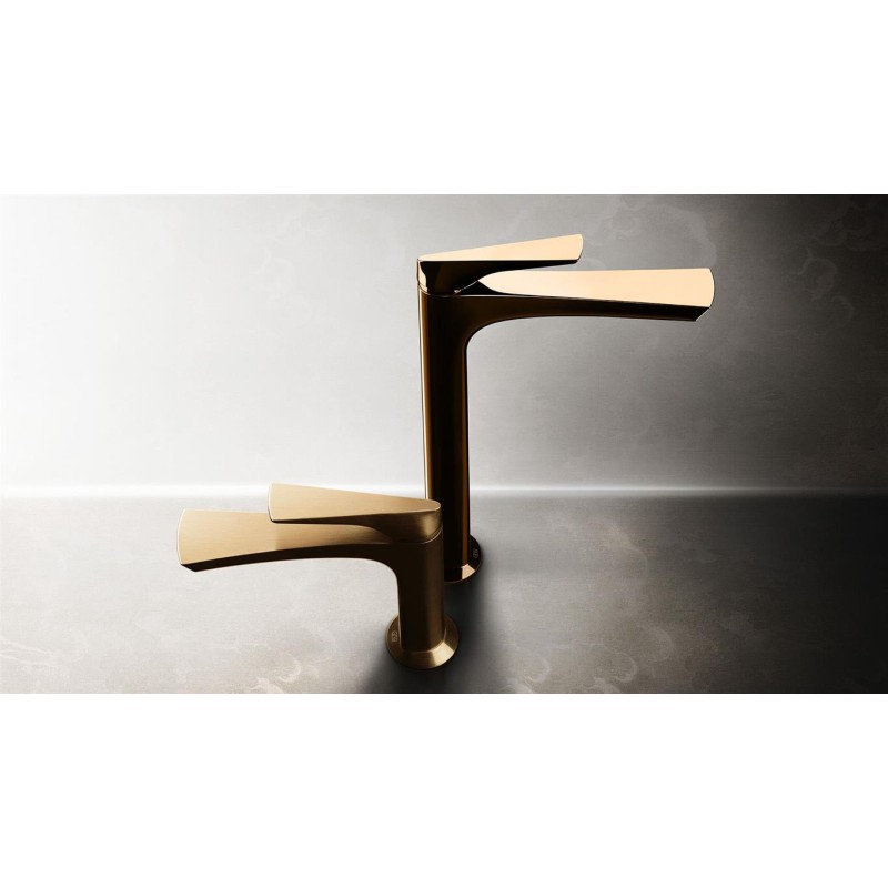 VENTAGLIO High version basin mixer with Stop&Go waste and connecting flexibles   GESSI GESSI SPA  - 1