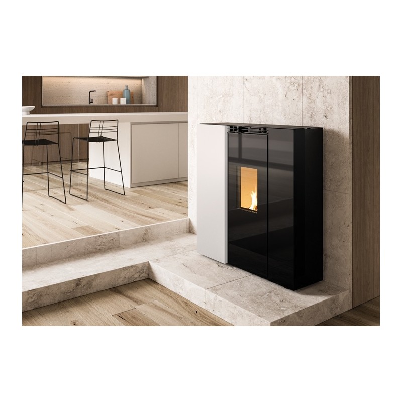 Stufa pellet ermetica Tiffany Idro TC Palazzetti