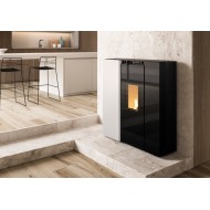 Stufa pellet ermetica Tiffany Idro TC Palazzetti