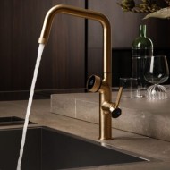 copy of VITA Multifunktionsspender mit digitalem Wahlschalter und Einhebel-Spültischmischer mit schwenkbarem Auslauf GESSI GESSI