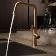 copy of VITA Multifunktionsspender mit digitalem Wahlschalter und Einhebel-Spültischmischer mit schwenkbarem Auslauf GESSI GESSI