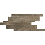 MATIÈRES REX BRUN LISTE-MODUL MIX GESTAFFELT 21X40 - LUXURY DESIGN FLORIM Ceramiche 755940 FLORIM LUXURY DESIGN - 1