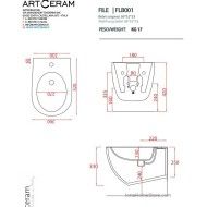ARTCERAM FILE 2.0 BIDET HÄNGED FLB001 ARTCERAM - 2