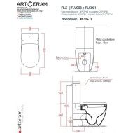 ARTCERAM FILE 2.0 CERAMIC CISTERN FLC001 ARTCERAM - 2