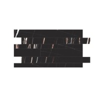 STONES&MORE 2.0  SAHARA NOIR MATT LISTELLO SFALSATO 3D 15X60 MODULO - CREATIVE DESIGN FLORIM 756707 FLORIM CREATIVE DESIGN - 1