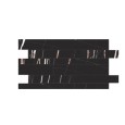 STONES&MORE 2.0  SAHARA NOIR MATT LISTELLO SFALSATO 3D 15X60 MODULO - CREATIVE DESIGN FLORIM 756707 FLORIM CREATIVE DESIGN - 1