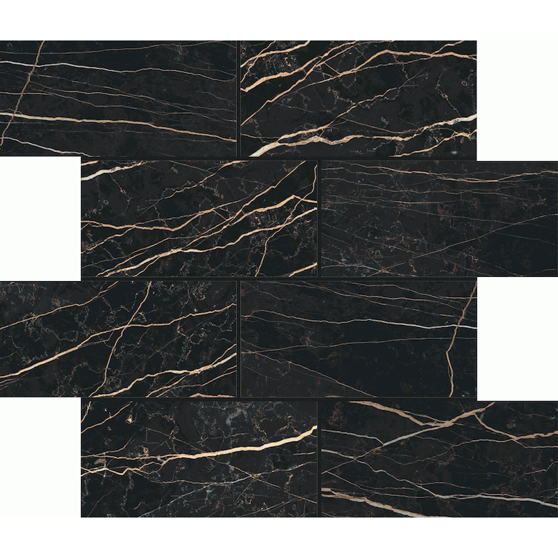 PREXIOUS REX THUNDER NIGHT 7,5x15 6MM BRIQUES GLOSSY - LUXURY DESIGN FLORIM Ceramiche 756357 FLORIM LUXURY DESIGN - 1