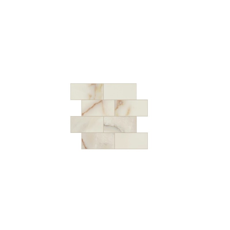 BIJOUX ONYX BLANCHE GLOSSY 6MM QUICONCE  BRICK  7,5X15  - LUXURY DESIGN FLORIM 767599 FLORIM LUXURY DESIGN - 1