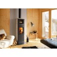 Kaminofen Eva mit Backofen