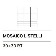 TREVI CROSS WHITE MOSAICO LISTELLI 30X30 ASS - KEOPE I38M CERAMICHE  KEOPE  - 1