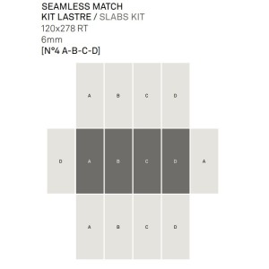 GRACE SEAMLESS SILVER KIT 4120X278 DECORATION - KEOPE J3K2 CERAMICHE  KEOPE  - 1