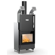 Caminetto a legna Palazzetti WTX 70 Frontale Thermofix