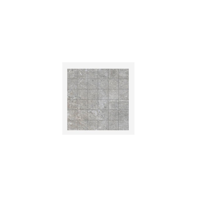 SOLID STONE  30X30 MOSAIC .4,7 GREY 8MM Natural Plus - PORCELAINGRES X370461X8 PORCELAINGRES - 1