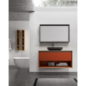 Armoire suspendue et vasque