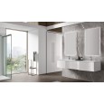STR8 Composition STR 01 bathroom cabinet — Glossy White Mineraltek