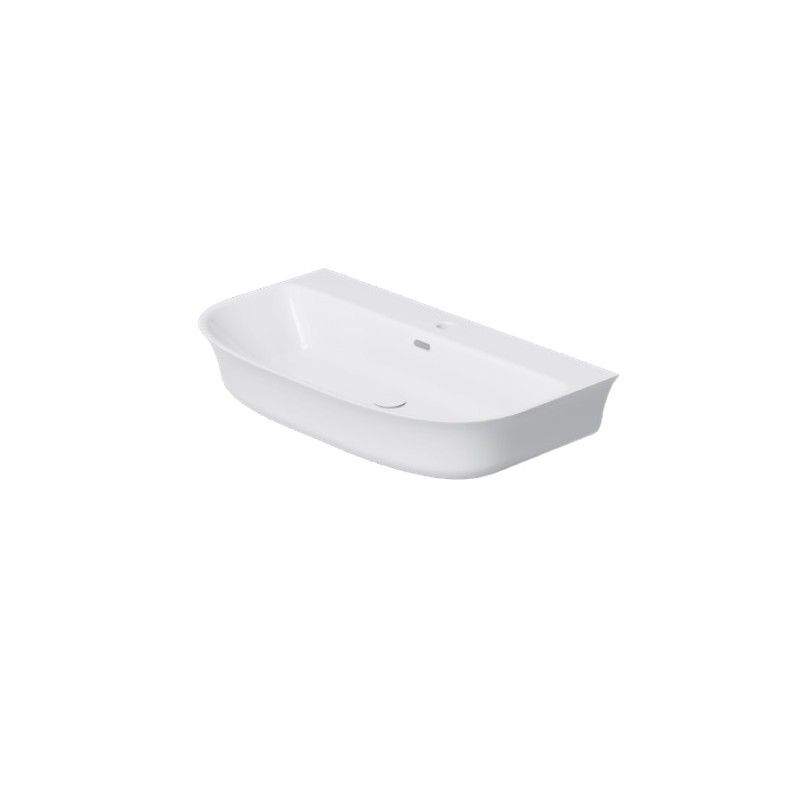 GSG FLUT thin edge ceramic washbasin 80x48
