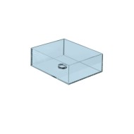 Lavabo GSG GLASS in vetro 33 cm - design moderno