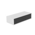 GSG Parigi Badschrank – weißes MDF, 2 Push&Pull-Schubladen