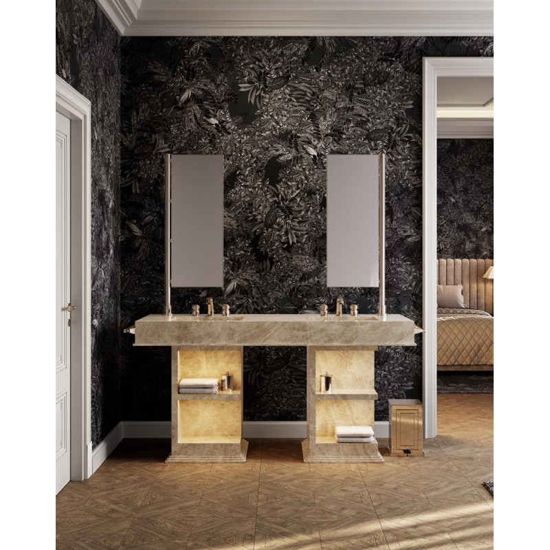 My Love Water Vanity - Medium Wall-mounted or freestanding stoneware washbasin unit 191 x 89/199 x 60.0 DEVON&DEVON - 1
