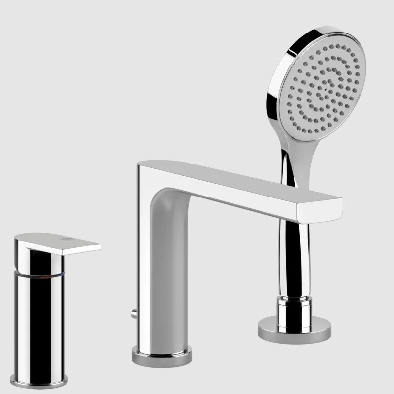 GESSI VIA MANZONI 3-hole deck bathtub mixer
