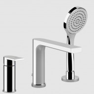 GESSI VIA MANZONI 3-hole deck bathtub mixer