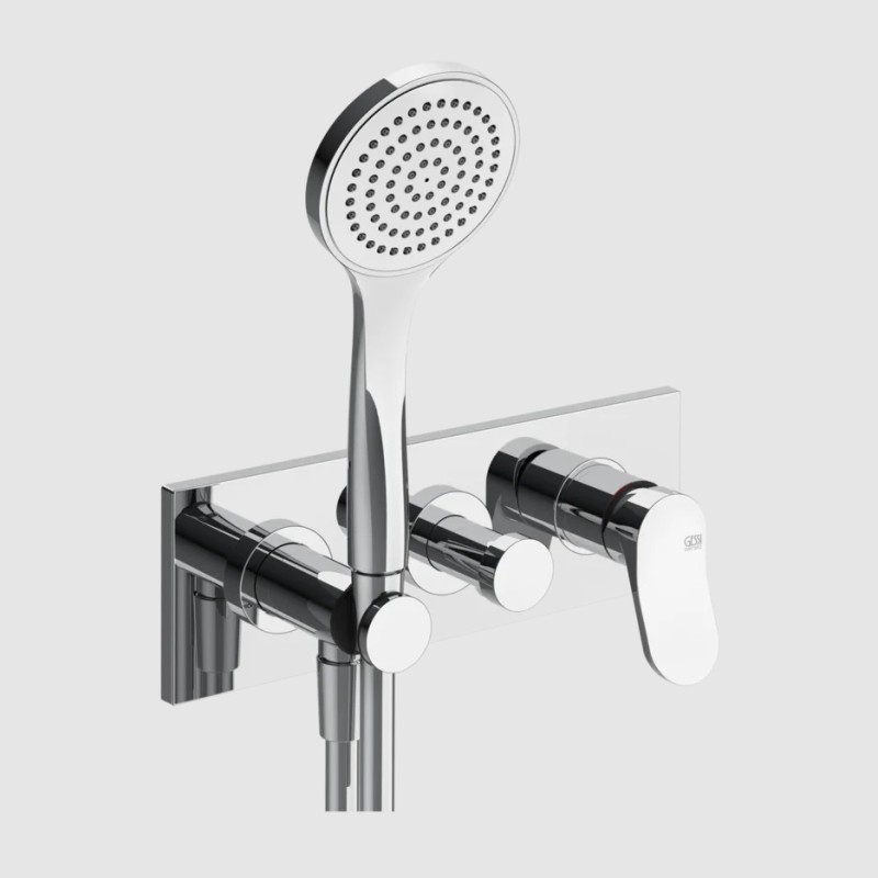 VIA MERAVIGLI miscelatore doccia esterno 2 vie GESSI