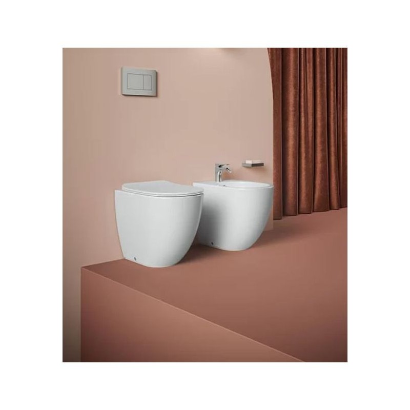 BIDET  FILOMURO FILE 2.0 SANIGLAZE  BIANCO 37X52 cm  Artceram FLB004 ARTCERAM - 4
