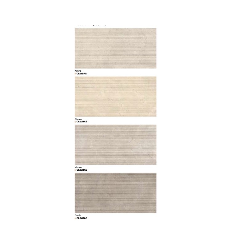 CALCIS AVORIO STRIPE SQ. 120X60 - ITALGRANITI CL01BAS ITALGRANITI GROUP - 1