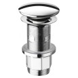 ARTCERAM PILETTA UNIVERSALE PER LAVABO up & down cromo ARTCERAM - 1