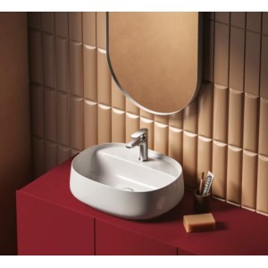 RODOLFO 50 cm Wand-/Aufsatzwaschbecken Artceram ROL003 ARTCERAM - 2
